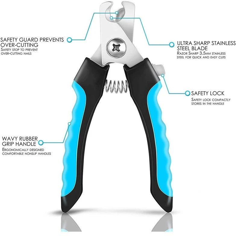 Professional Pet Nail Clippers for Claw Care & Grooming