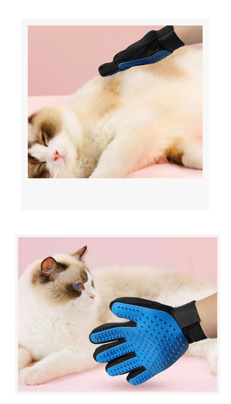 Pet Bath Glove for Grooming, Cleaning & Deshedding