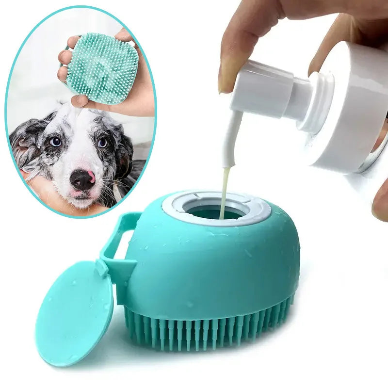 Safety Silicone Pet Bath Gloves for Cats, Dogs, and Puppies