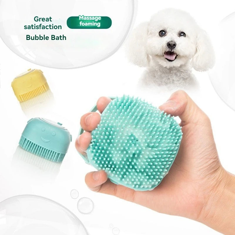 Safety Silicone Pet Bath Gloves for Cats, Dogs, and Puppies