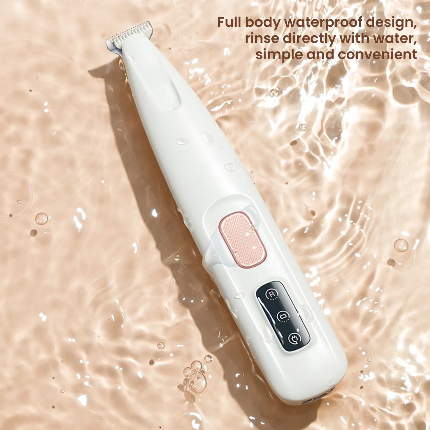 Rechargeable Pet Clippers with LED Light for Grooming