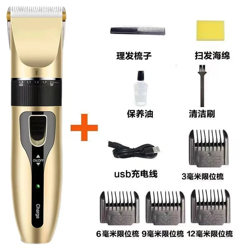 Pet Grooming Kit with Rechargeable Clippers and Trimmer
