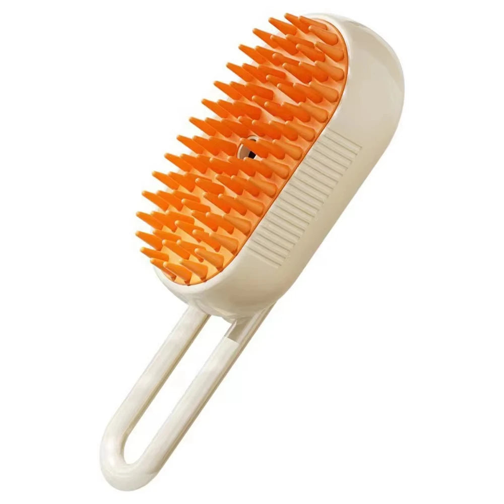 Pet Spray Massage Brush with Steam & Hair Removal