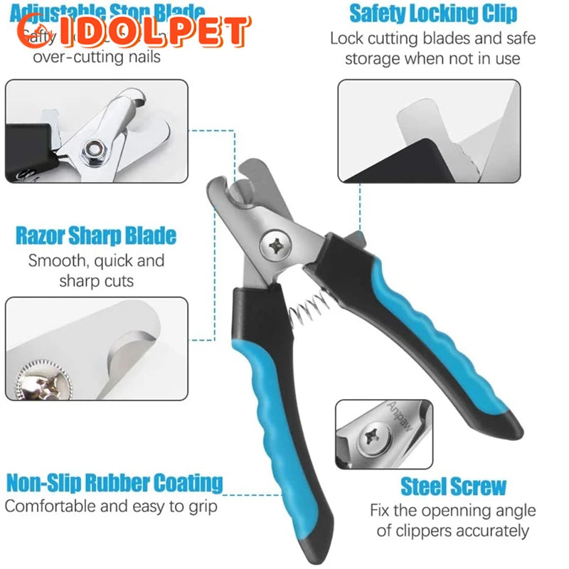 Professional Pet Nail Clippers for Claw Care & Grooming