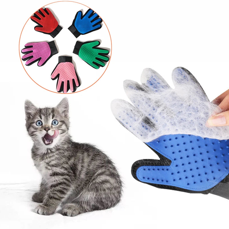 Pet Bath Glove for Grooming, Cleaning & Deshedding