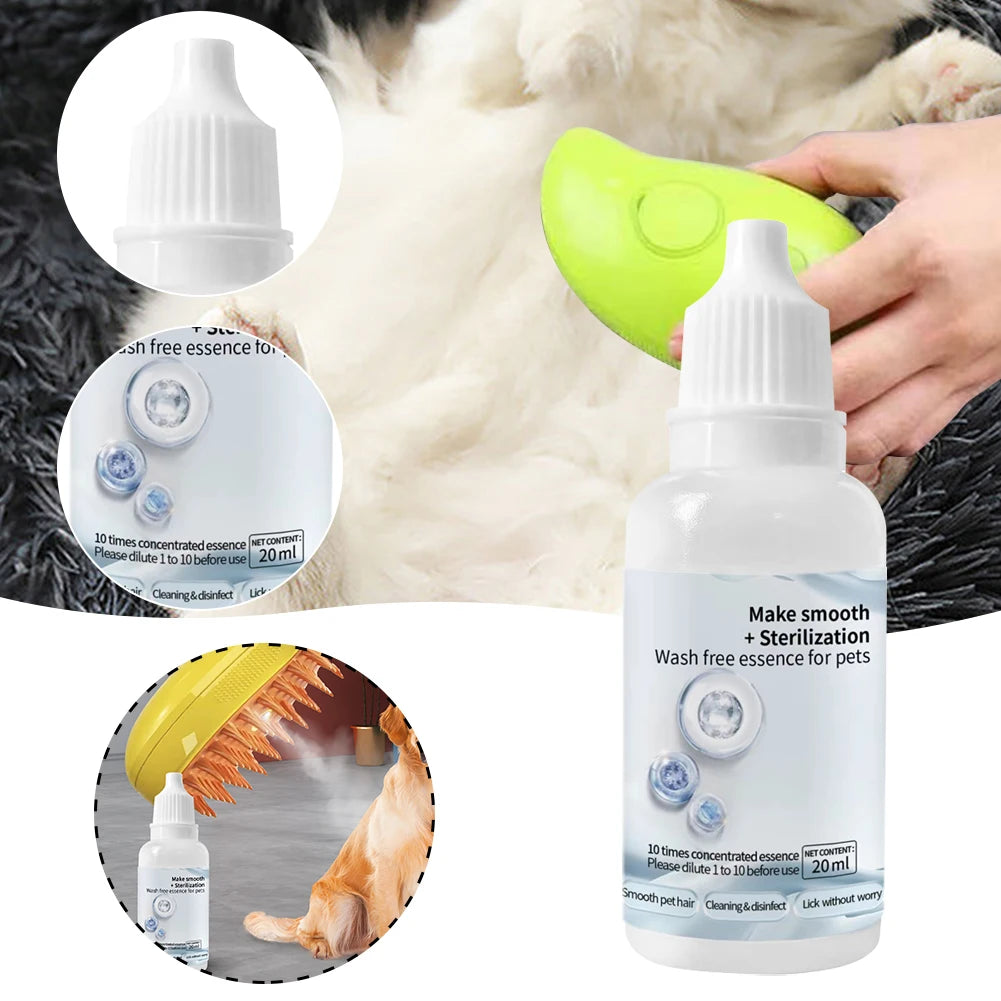 Cat & Dog Grooming Steam Brush Set