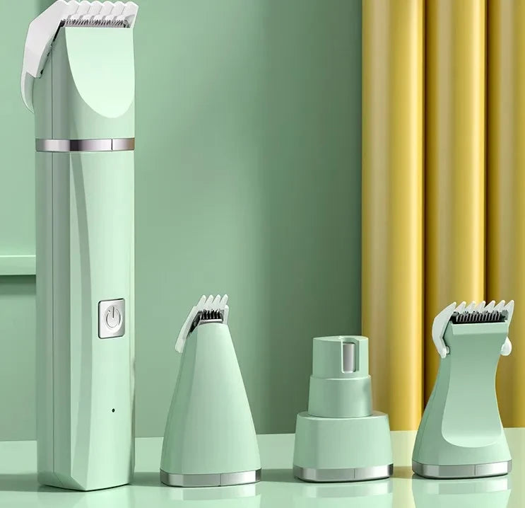 Pet Grooming Kit with Rechargeable Clippers and Trimmer