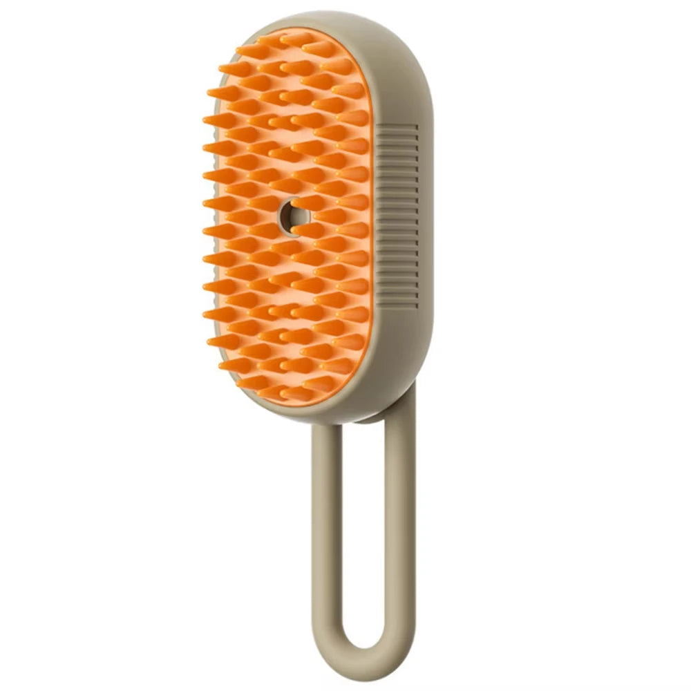Pet Spray Massage Brush with Steam & Hair Removal
