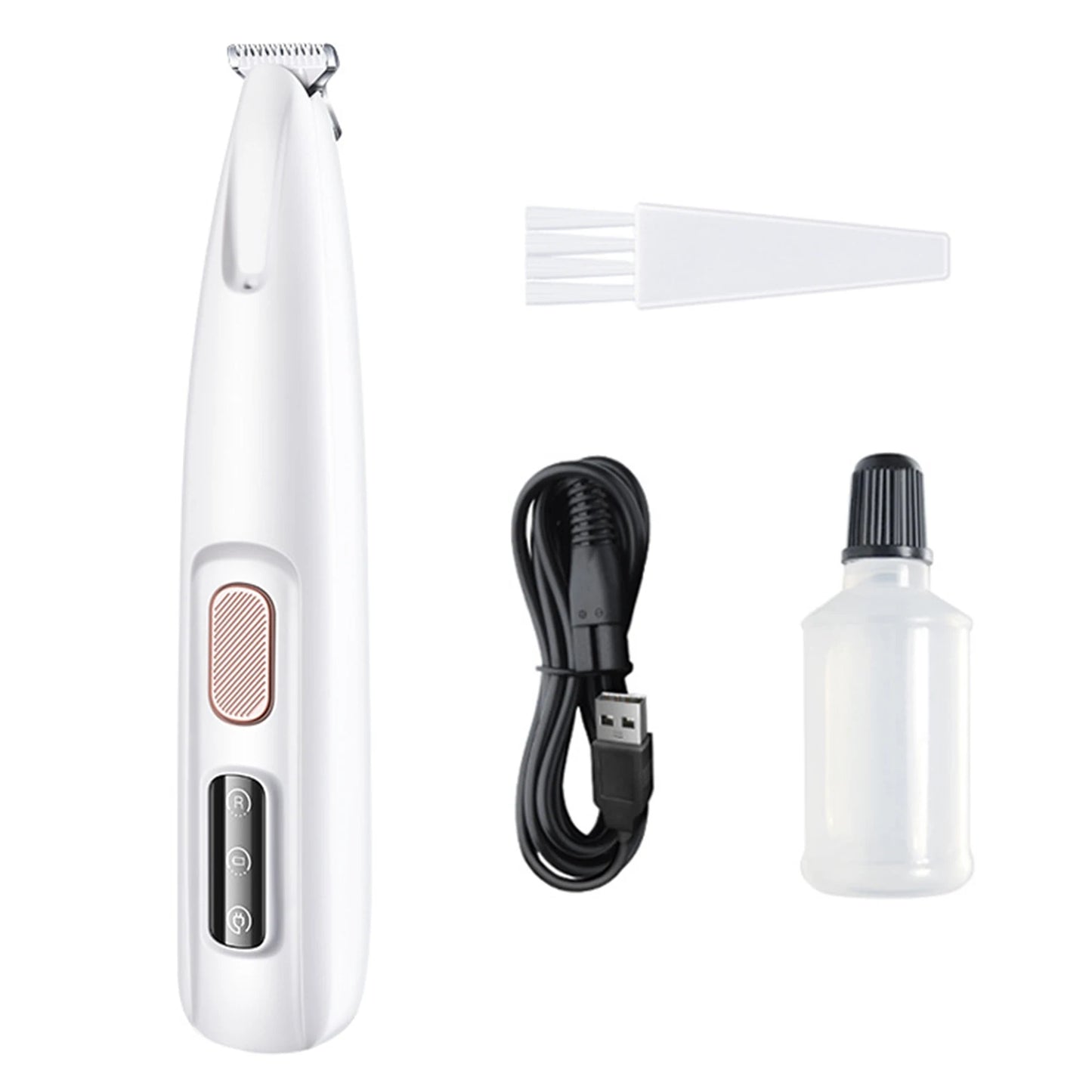 Rechargeable Pet Clippers with LED Light for Grooming