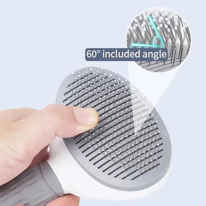 Stainless Steel Pet Grooming Brush for Cats & Dogs